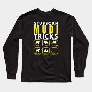 Stubborn Mudi Tricks - Dog Training Long Sleeve T-Shirt